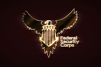 create of your logo in 3d gold, silver style banner or emblem loop