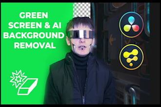 remove video background, integrate it in 3d scene