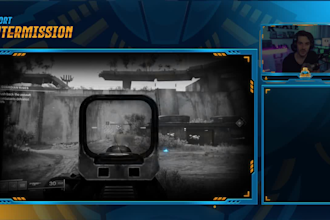 create custom animated twitch or youtube stream overlay