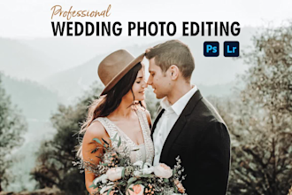 bulk wedding photo editing, photo retouching in lightroom