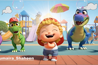 create ai video or animate your picture, 3d cartoon for kids