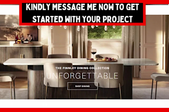 build luxury furniture website, home decor store, dropshipping furniture store
