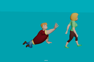 create 3d animation and rigging in maya