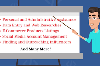 be your professional virtual assistant and helping hand