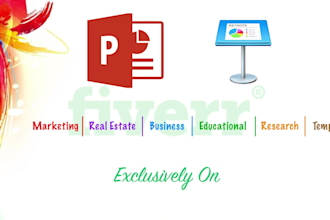 design powerpoint presentation, keynote and google slides
