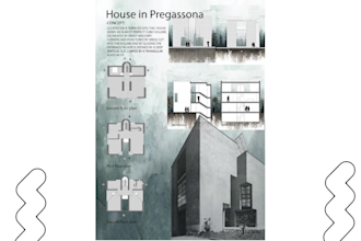 do professional poster architectural presentation board