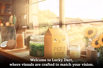 create lofi loop animation illustration and animated gif