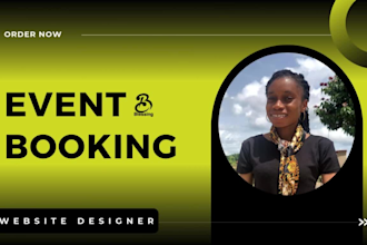 design event website  booking event ticket event listing event management rsvp