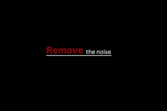 clean edit fix and convert your audio file