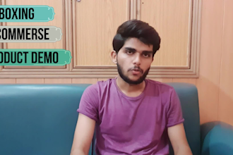 create unboxing and demo video of your product in 4k