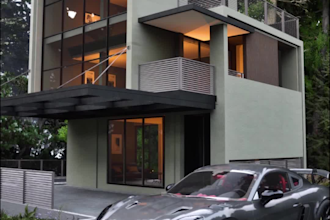 render exterior realistic scene by unreal engine 5