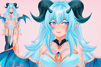 do live2d vtuber model vtuber rigging vtube studio anime model 3d nsfw vtuber