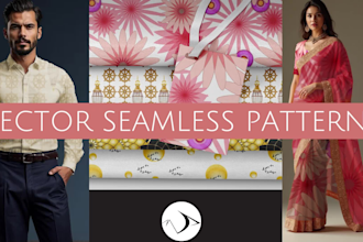 design seamless textile and clothing