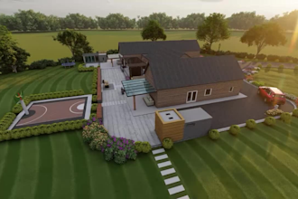 design your garden, backyard, swimming pool patio,frontyard