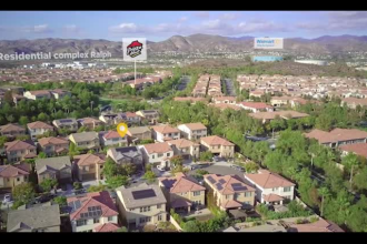 do a detailed real estate drone video editing with motion graphics