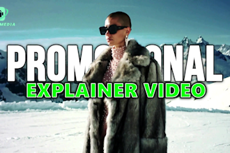 do promotional explainer video ads, business marketing or brand commercial video