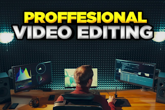 do professional video editing