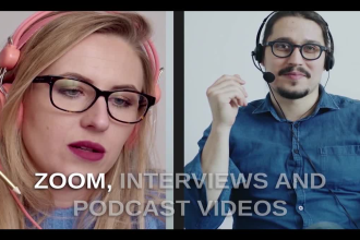 do zoom interviews or meeting video editing