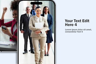 create a modern app promo demo video