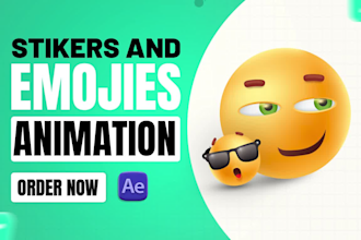 create gif animation, stickers and emojis animation, twish emotes