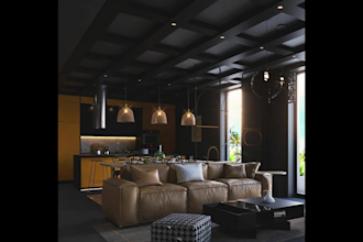 do realistic 3d render architecture, interior and exterior design