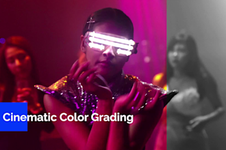 do color correction and cinematic color grading