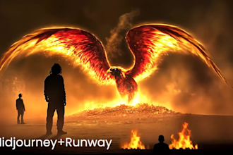 make ai story video with runway, kling ai, midjourney, hailuo