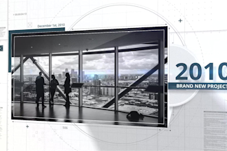 create a corporate presentation business story  and company timeline videos