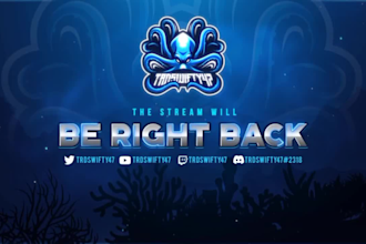 create animated overlay pack for twitch, youtube, tiktok, fb, trovo, kick