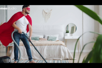 create a cleaning service cinematic video ad