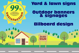 make eye catching projects for your outdoor advertising