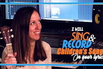 be female singer for children and kids music songs