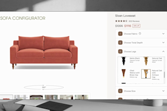 make 3d product configurator or 3d customizer for ecommerce