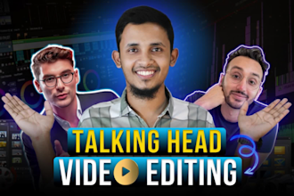 do talking head video editing for creators and mentors
