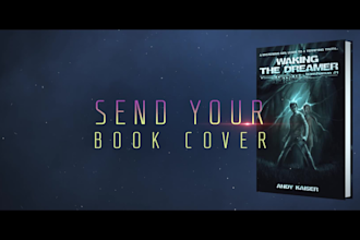 create a cinematic full hd book trailer video for you