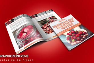 design cookbook or recipes book