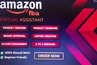 be your amazon wholesale fba VA for product research and brand approval