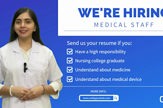 be your female medical spokesperson