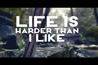 create an animated lyric video for your song or short music clip