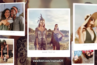 create a dynamic photo slideshow video