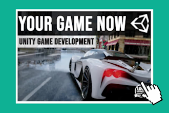 develop a simple 2d and 3d unity game for PC