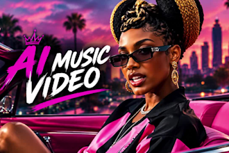 create ai generated music video srt for hip hop rap music video