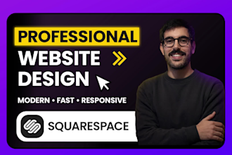 design and build a custom squarespace website