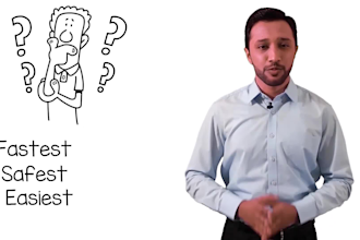 create a white board animation and spokesperson video combo