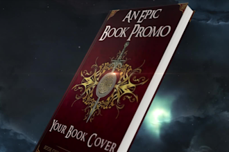 create this fantasy epic saga book trailer
