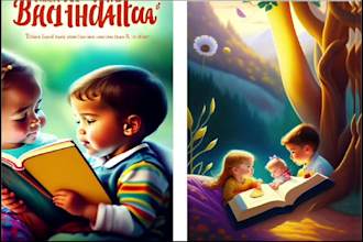 create ai art children book illustration using midjourney