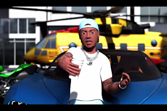 make a music video animation