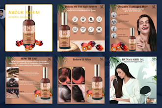 design product images, amazon listing, photo editing, and amazon infographic