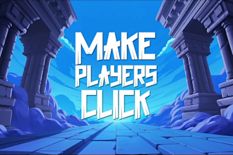 create professional 2d game trailer or app promo video