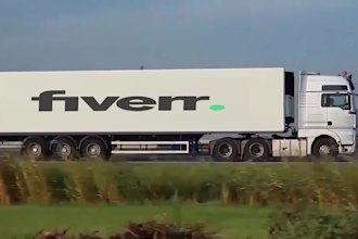 create logistics transport video truck and warehouse video